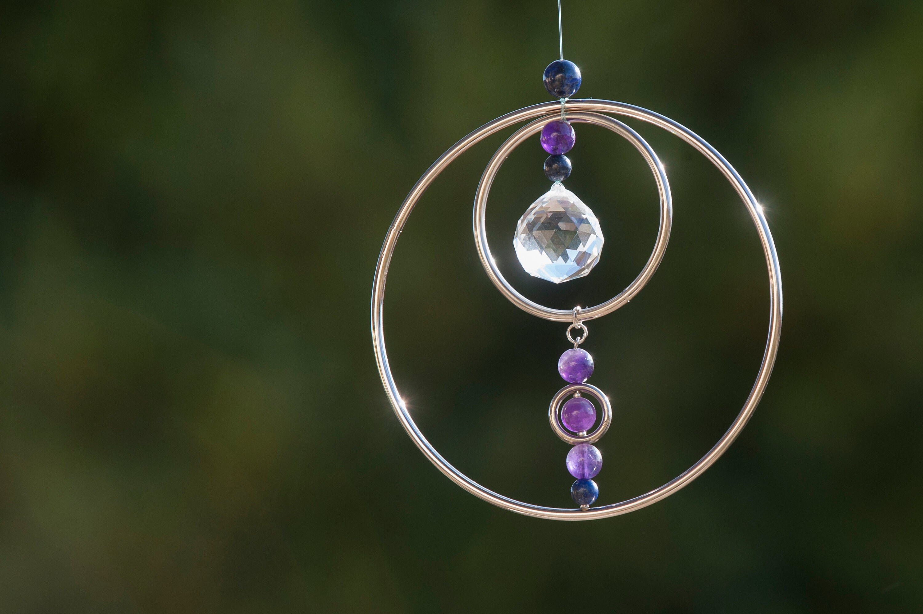 Petite Suspension, Cristal Sans Plomb de 20 mm , Décoration d'intérieur, Feng Shui, Zen