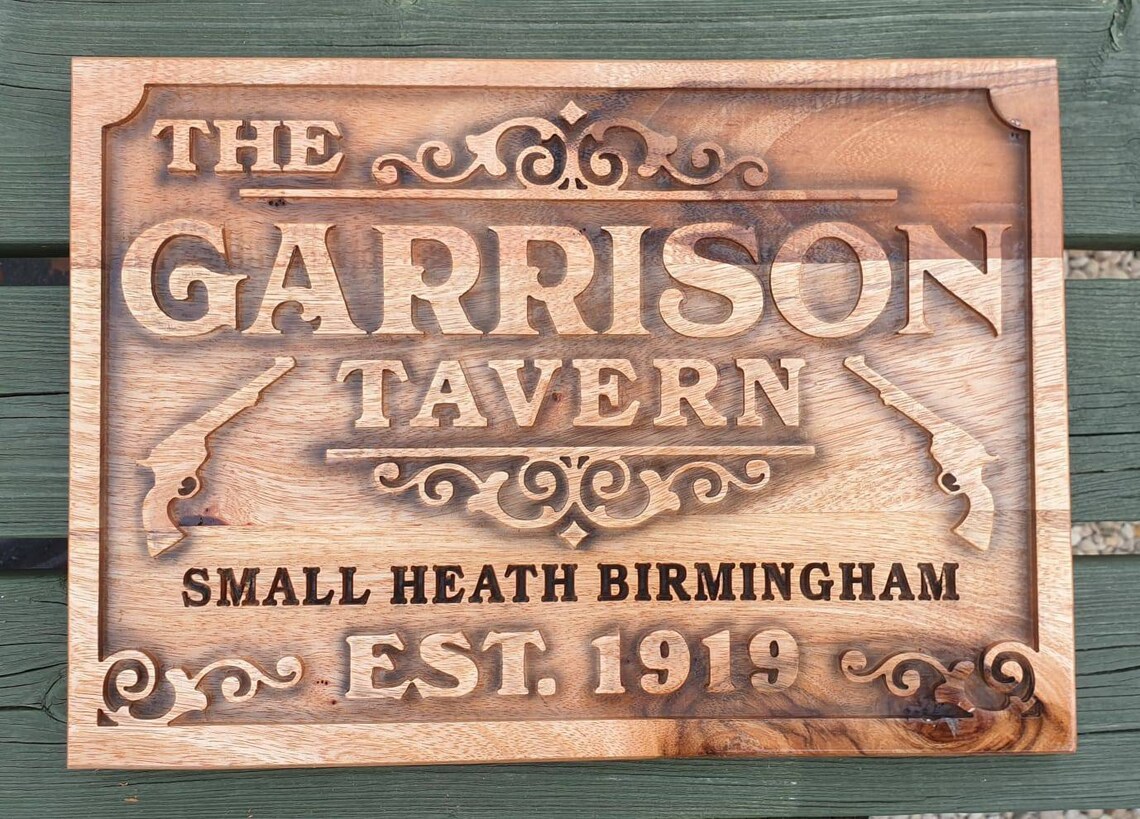 Peaky Blinders The Garrison Solider Wood Sign - Etsy España