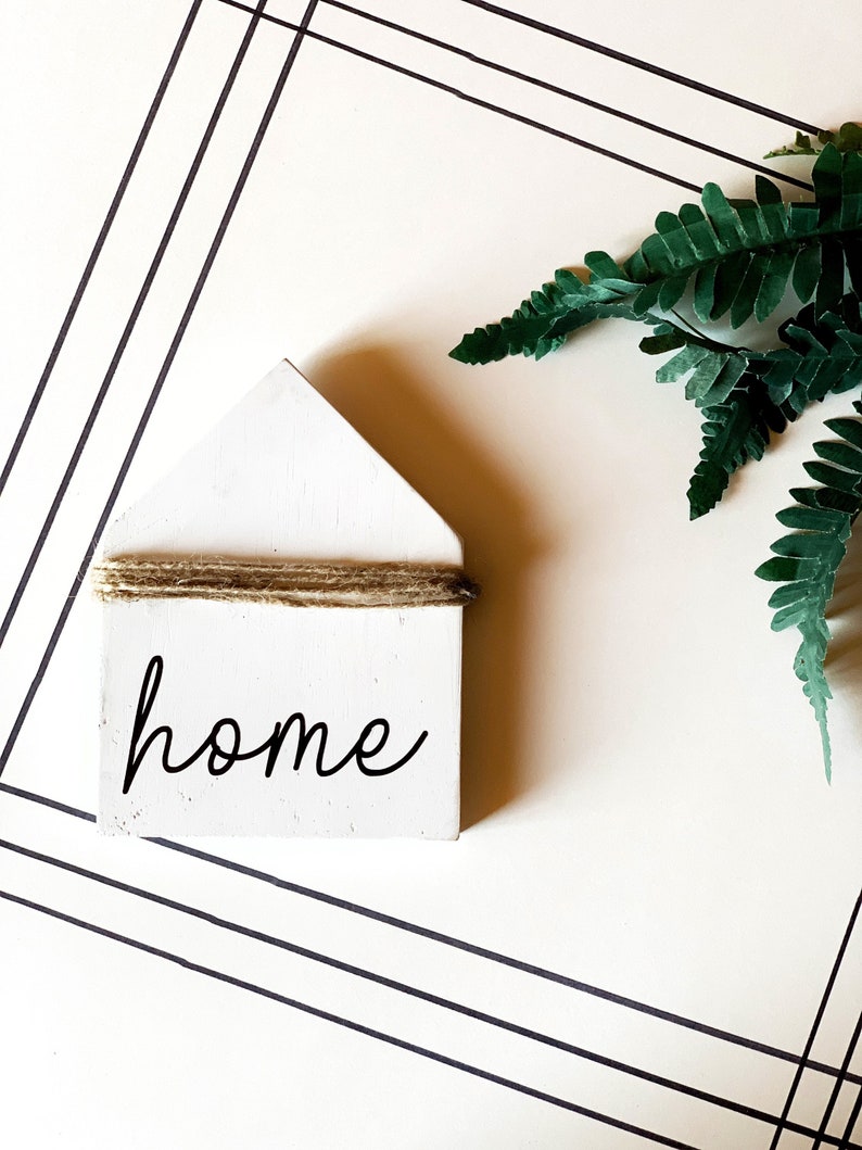 Farmhouse Wood home Stand Alone Home Decor Sign Etsy