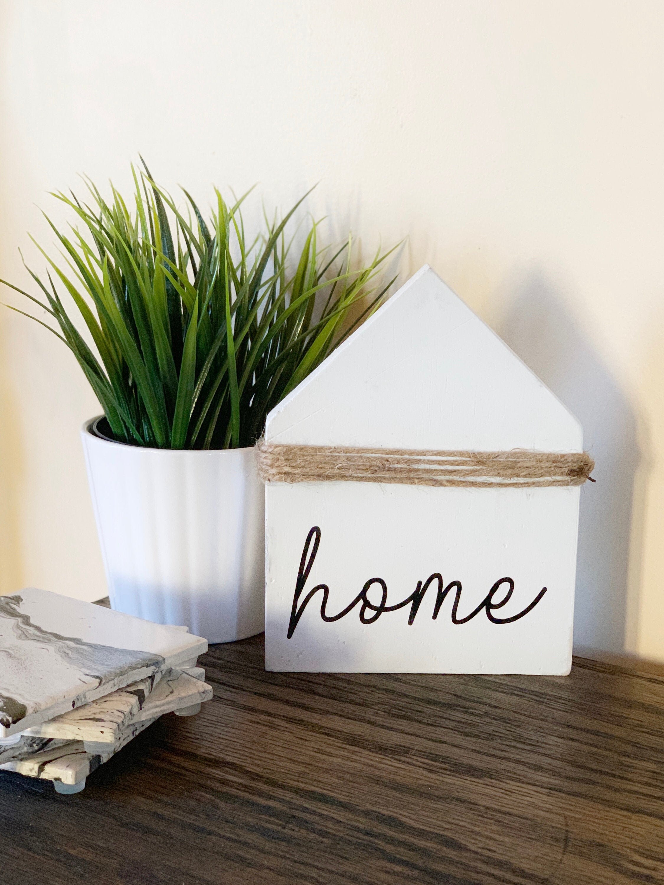 Farmhouse Wood home Stand Alone Home Decor Sign Etsy