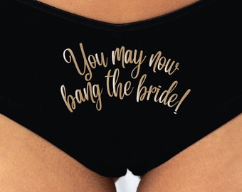 Personalized Bride Panties - Custom Bride Panties - Bridal