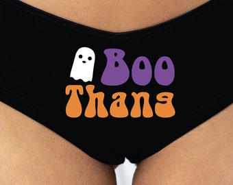 Boo Thang Halloween Panties | Halloween Underwear | Ghost Panties | Boo Thing Halloween Panties | Bachelorette Party Gift | Naughty Panties