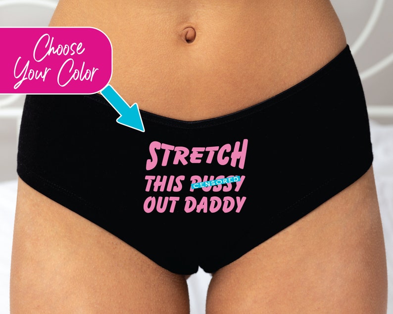 Stretch This Pussy Out Daddy Boy Short Panties | DDLG | Yes Daddy | Cum In Me Daddy | Daddy Panties | Daddy's Little One | Submissive 