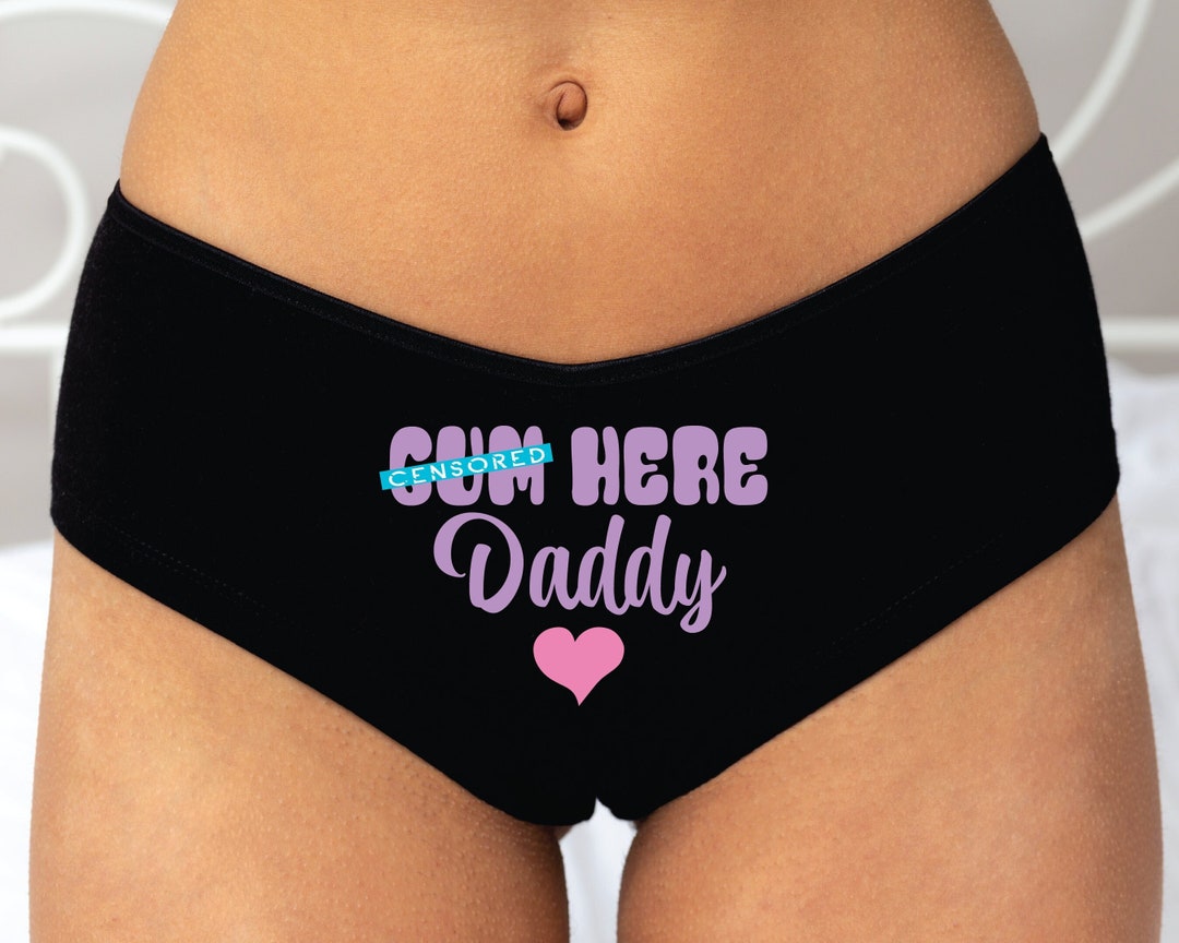 Custom Underwear Cum Here Daddy Yes Daddy DDLG Panties Submissive Daddy's  Kitten Daddy's Babygirl Daddy's Little Slut -  Canada