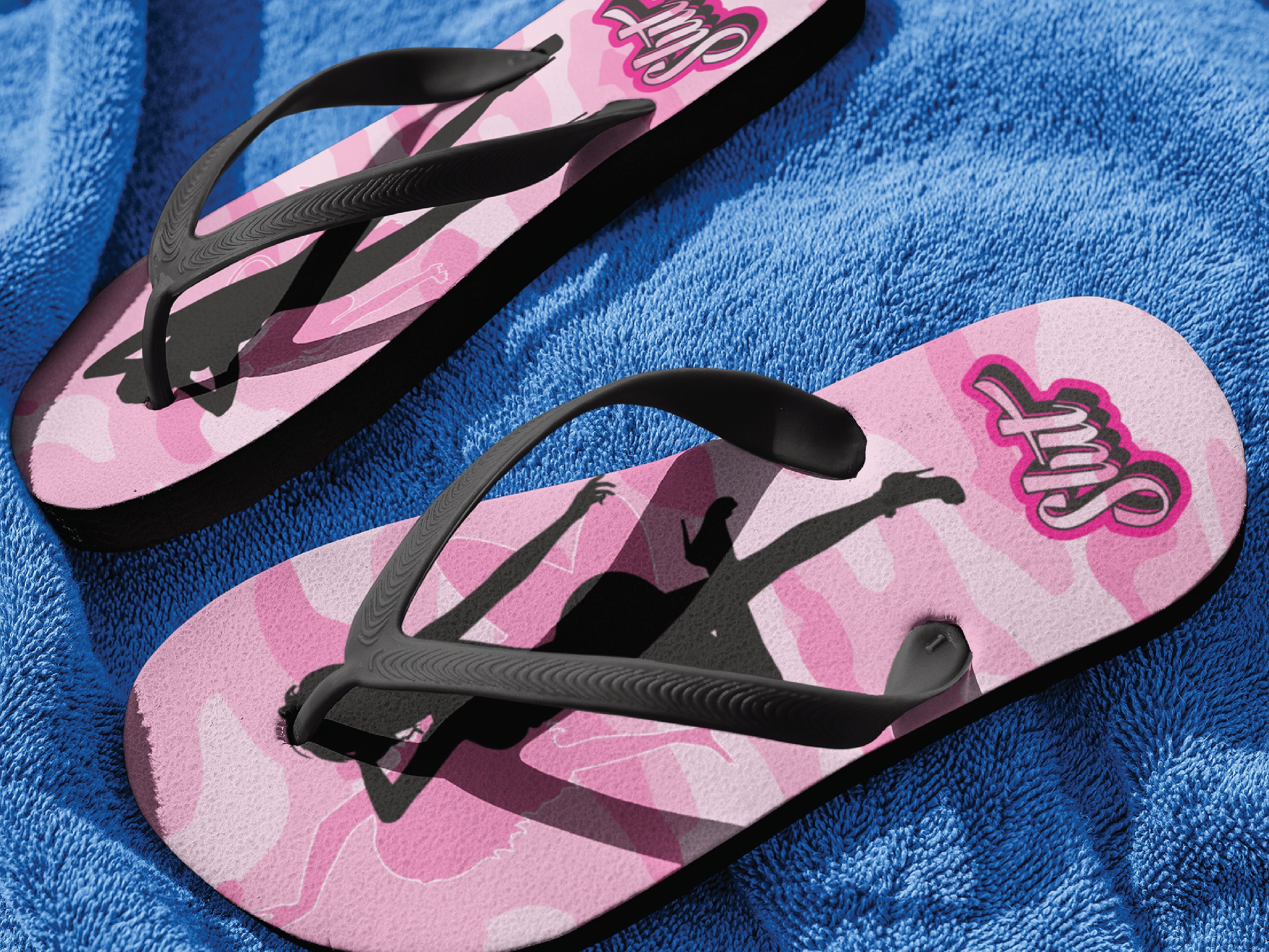 Camo Flip Flops - Etsy
