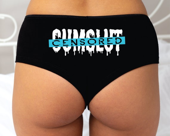 Naughty Underwear Cumslut Panties Sexy Panties Funny Panties