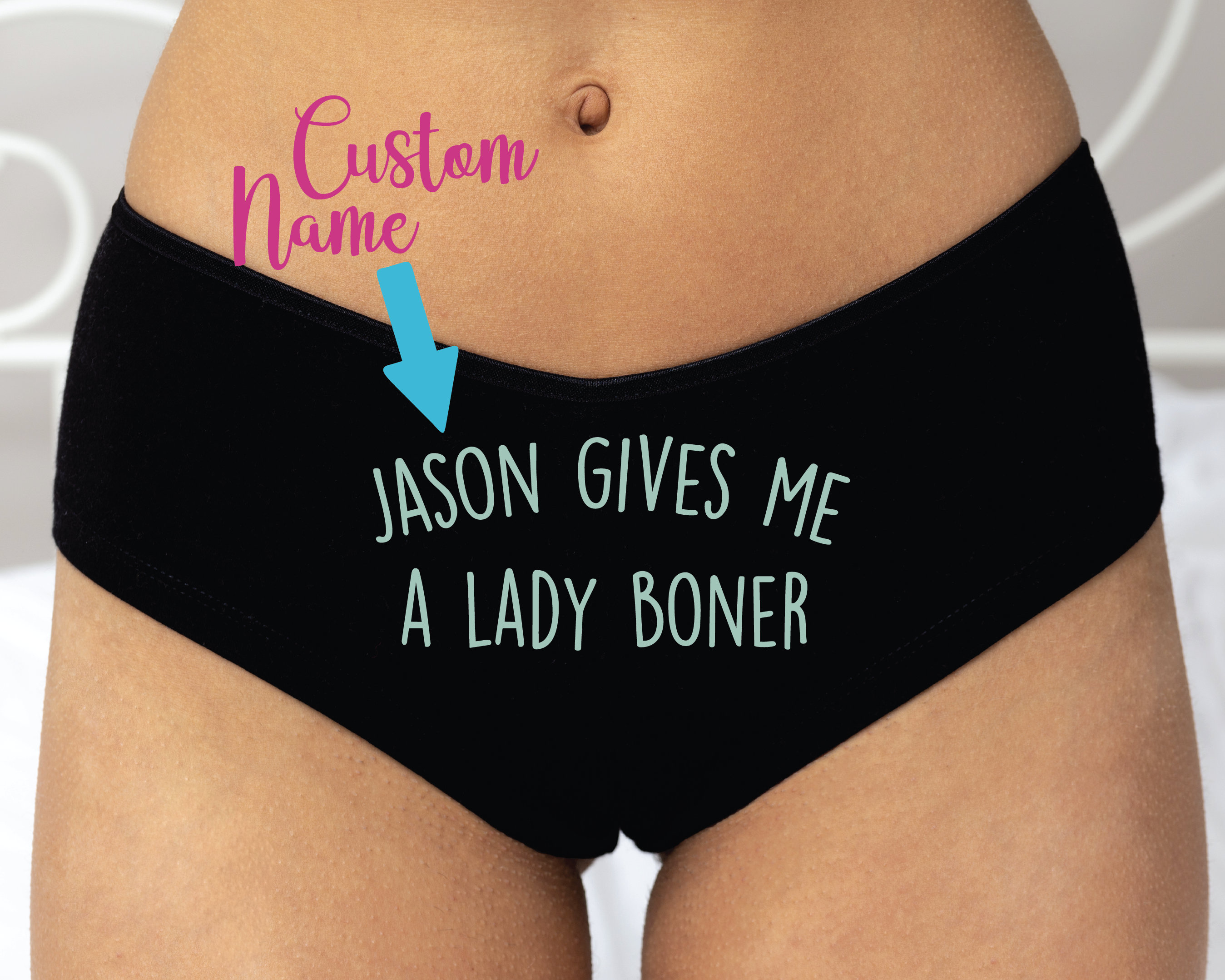 Custom Underwear Name Gives Me A Lady Boner Personalized Panties  Bachelorette Party Gift Funny Underwear Custom Panties Lady Boner -   Norway