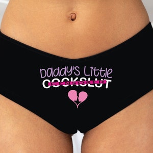 DADDYS Little BABY GIRL Owned Slave Thong Underwear Daddy's Princess Cute  Bdsm Collared Play Kitten Cgl Ddlg Clothing Babygirl Cglg Comfy -   Canada
