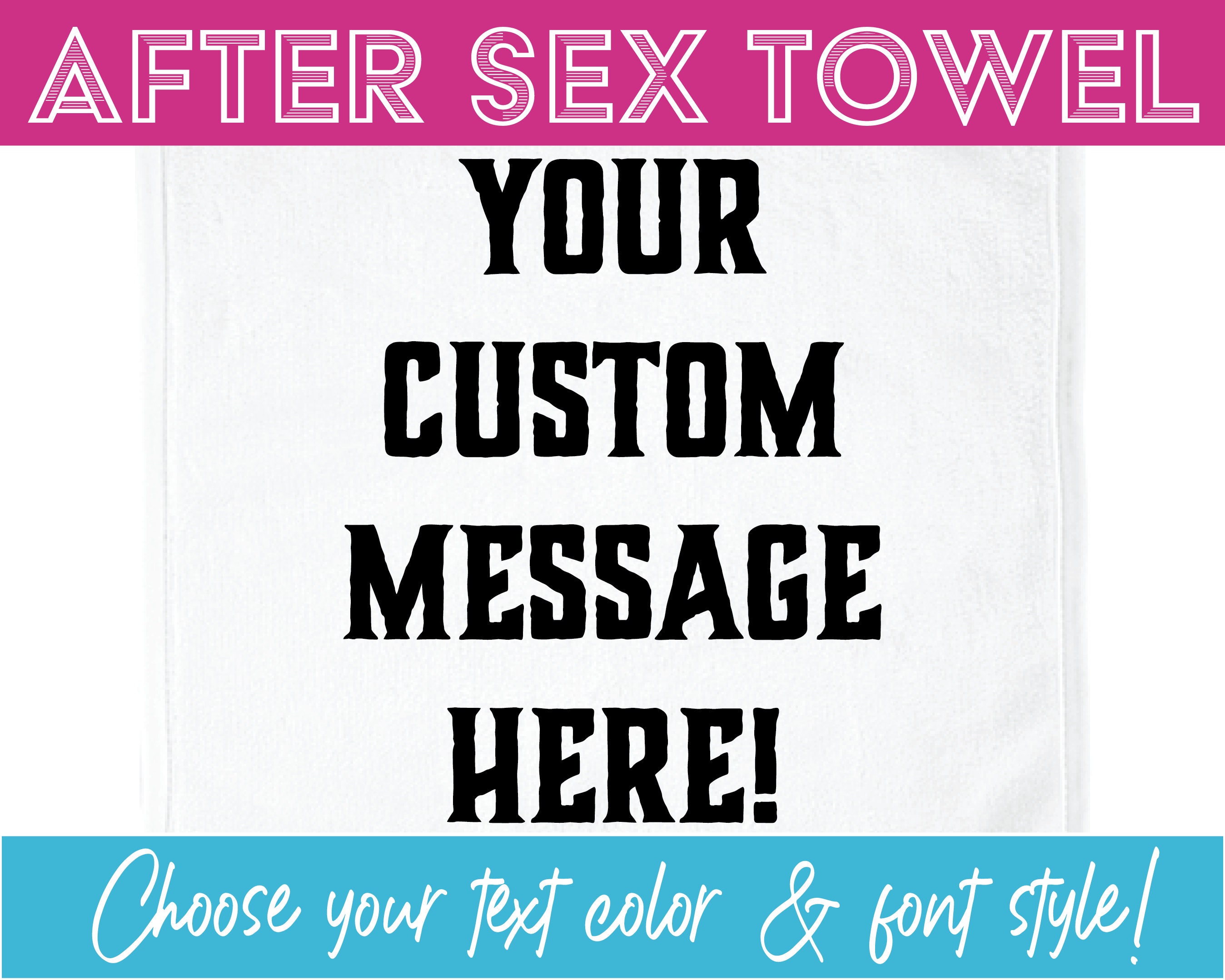 Cum Rag After Sex Towel – MAC Custom Apparel