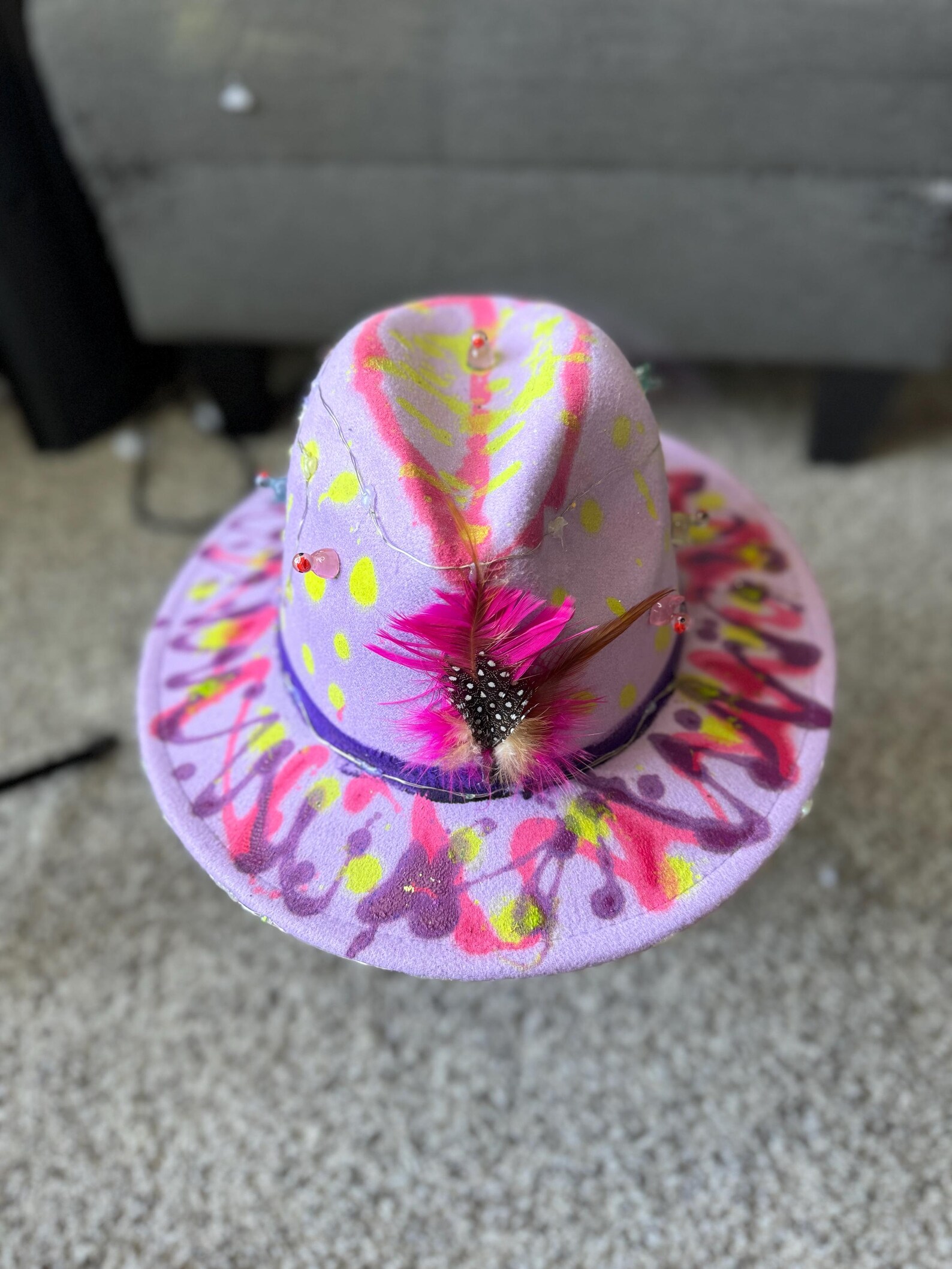 Burning Man Rainbown Festival Hat main image 0