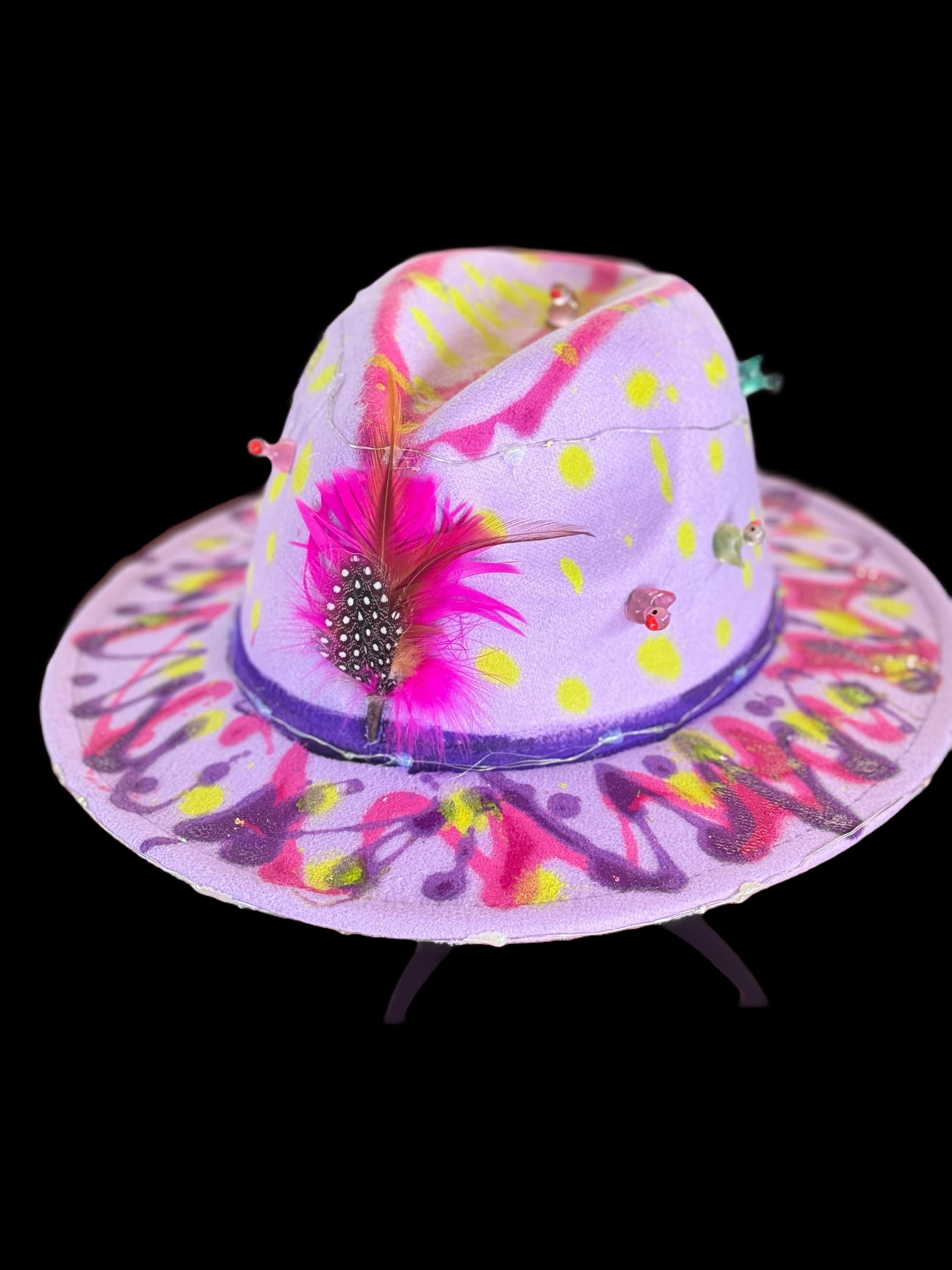 Burning Man Rainbown Festival Hat