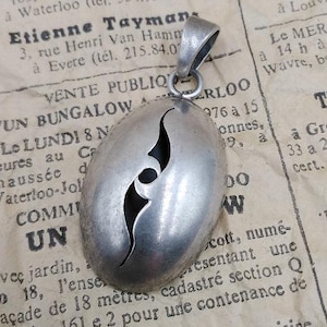 Antique Silver Pendant, Vintage Pendant, Vintage Silver, Women&#39;s Silver Jewelry, Antique Jewelry, Vintage Jewelry, Silver for Wife