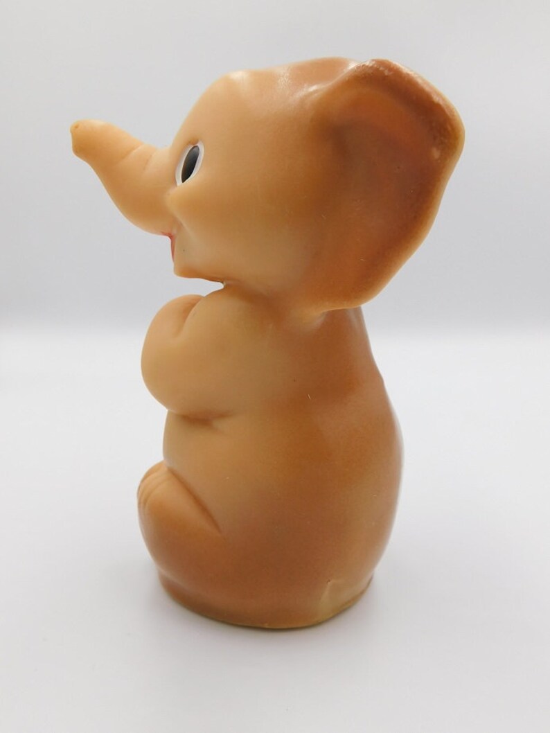 Vintage Rubber Elephant Toy Soviet Retro Toy Elephant Etsy