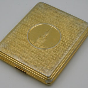 Portasigarette vintage sovietico, scatole di sigari, Cremlino di Mosca, Lenin, Mausoleo, Made in URSS, regalo per uomo (3)