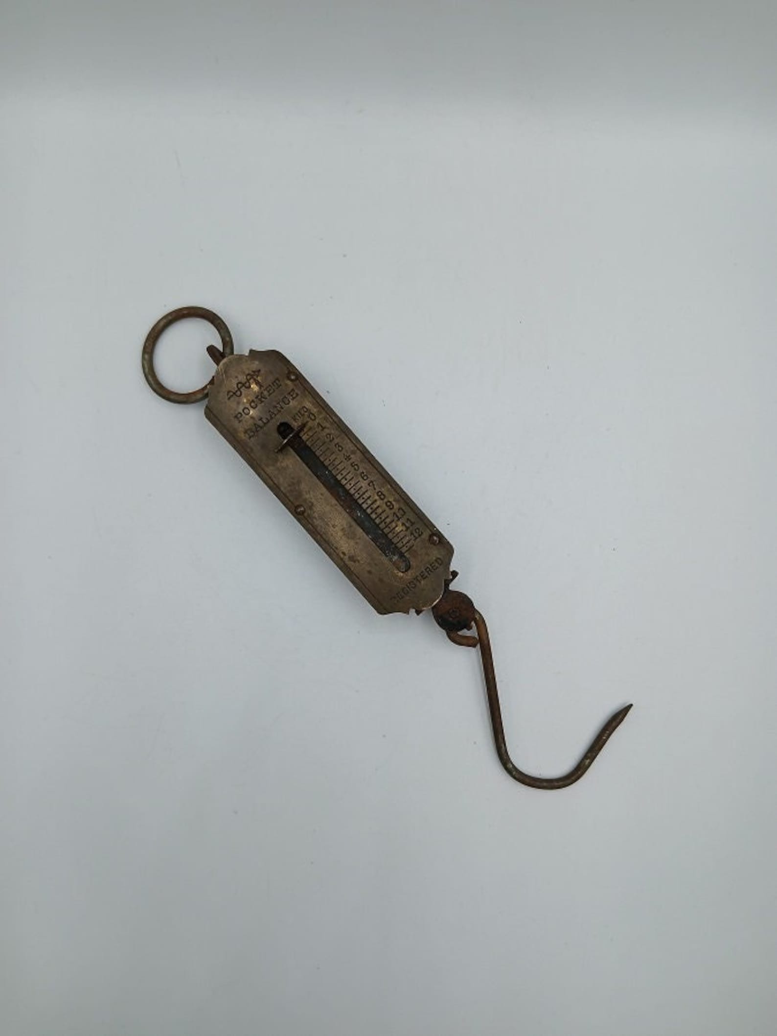 Antique Scales 1930s Bronze Iron, Rare Vintage Antique Pocket Balance ...