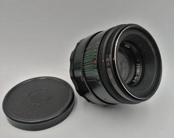 Obiektyw Helios 44-2 2/58 mm, zabytkowy obiektyw ZSRR do mocowania M42 - Sony, Canon, Nikon, Pentax, Fujifilm, Olympus, Samsung, wyprodukowany w ZSRR