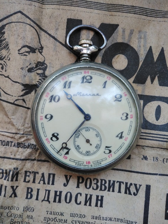 Vintage Soviet pocket watch. Ship. Mechanical watch M… - Gem