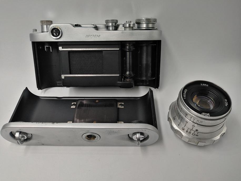 ビンテージフィルムカメラ、ソ連製カメラ、FED 2、ビンテージカメラ