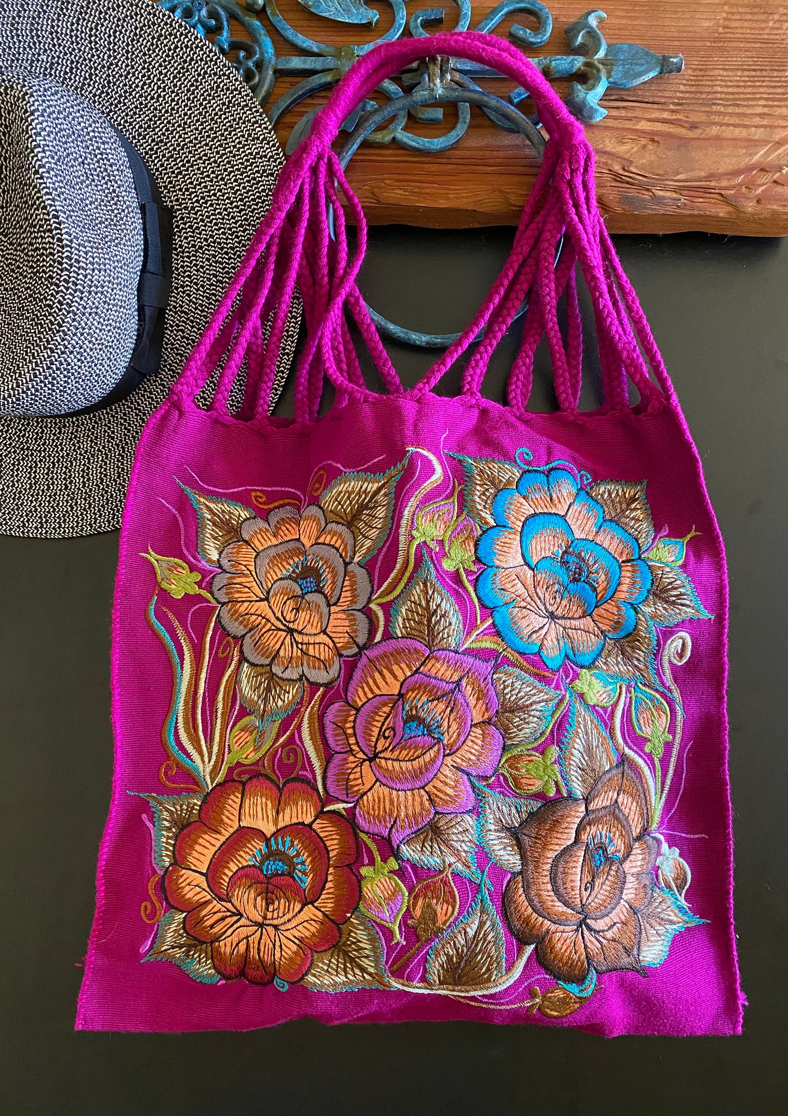 Boho tote bag Handwoven Tote bagEcofriendlyEmbroidered Etsy