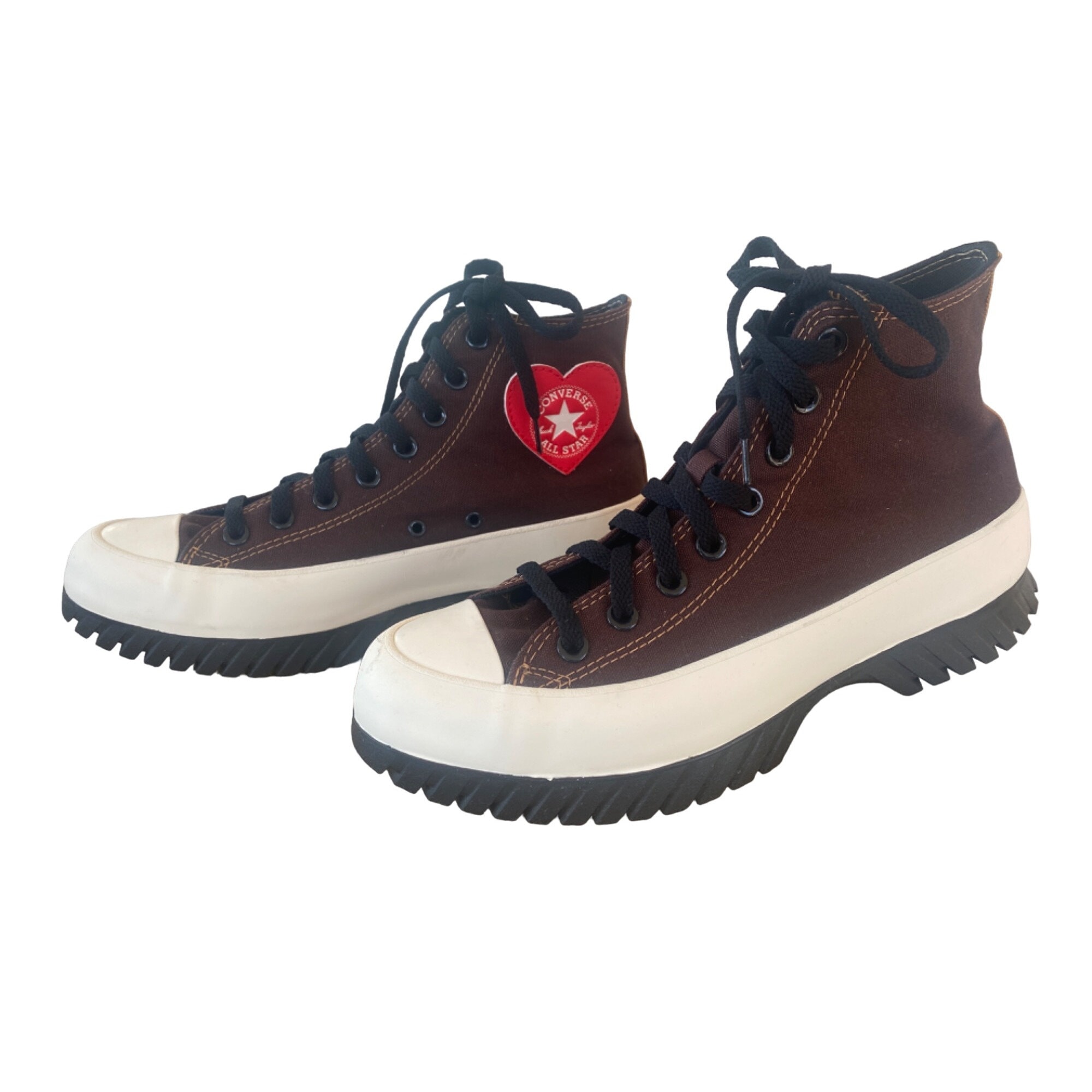 Converse Brown All  Star Chuck Taylor Leather 8 Converse Chuck Taylor All Star Brown Leather Sneakers  main image 2