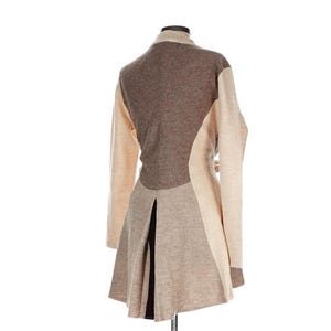 Anthropologie Rosie Neira Denissa wollen trui met strikband dames, XL beige afbeelding 14
