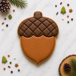 Acorn Cookie Cutter, Woodland Theme Baby Shower, Rustic Forest, Fall Harvest Baking - FAST SHIPPING!