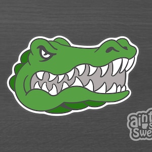 Alligator Cookie Cutter, Crocodile Smile (Cookie, Fondant, and Clay Cutter)