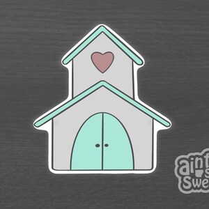 School or Church Cookie Cutter, Back to School (Cookie, Fondant, and Clay Cutter)