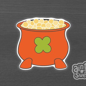 Pot of Gold Cookie Cutter for St. Patrick&#39;s Day,  (Cookie, Fondant, and Clay Cutter)