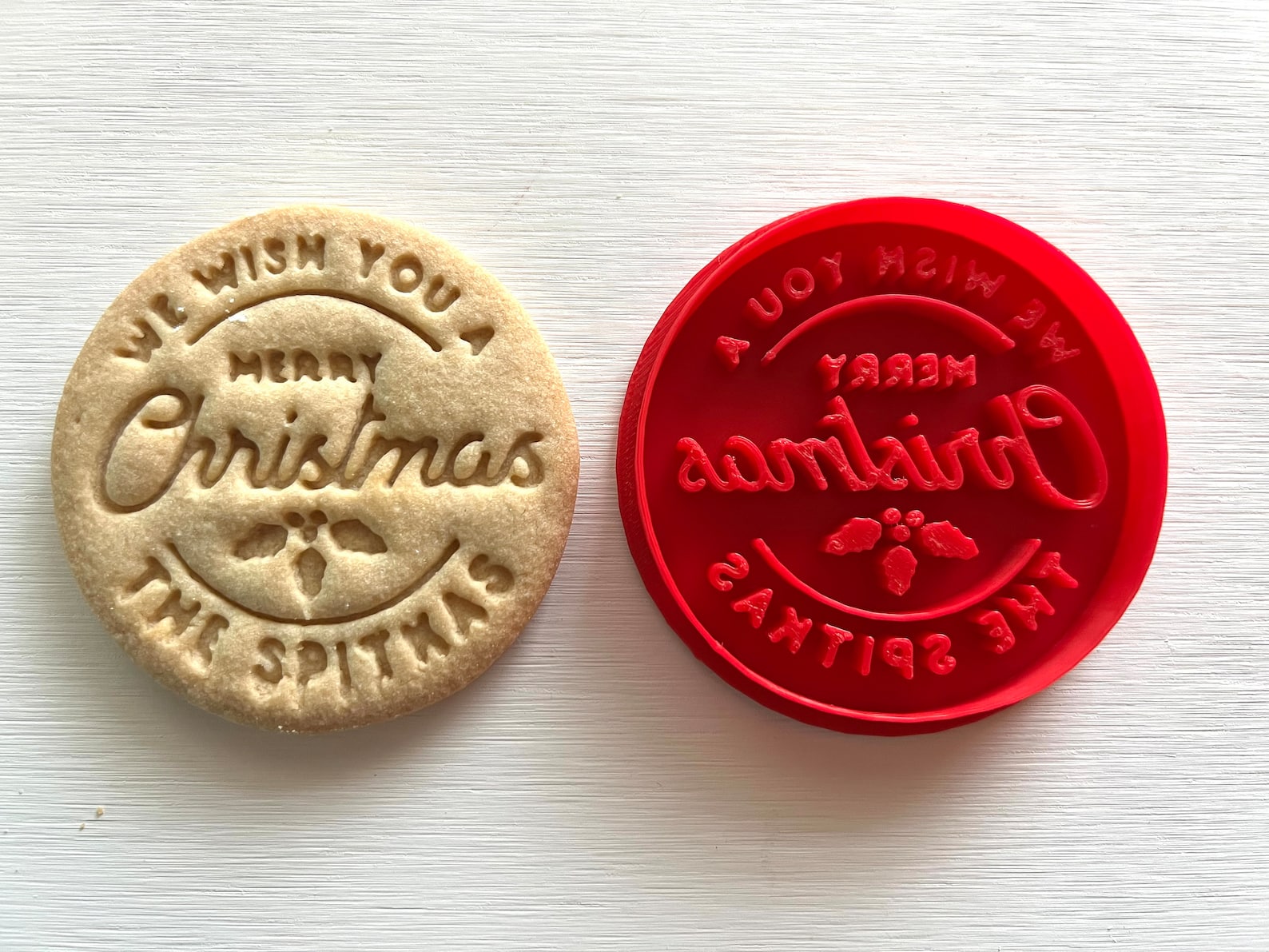 Personalized Cookie Cutter for Christmas Stamp With Family Etsy