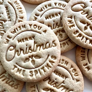 Personalized Cookie Cutter for Christmas, Stamp with Family Name, Perfect Christmas Gift (ENGLISH VERSION)