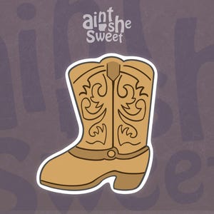 Cowboy Boot Cookie Cutter | Western Boot Cookie, Rodeo Party Favor, Cowgirl Boot, Cowboy Birthday, Country Western Theme | FAST SHIPPING!