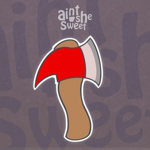 Firefighter Axe Cookie Cutter | Fireman Tool | Rescue Theme | First Responder Party | Fondant, Clay Cutter | FAST SHIPPING!