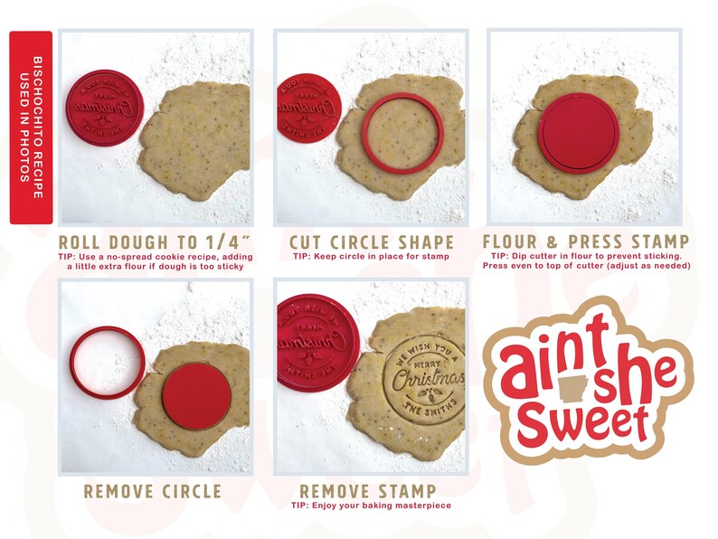 Biscochito Cookie Cutter and Stamp, Chili Pepper with Zia Symbol (TWO PIECE SET) image 3