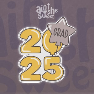 2025 Graduation Cookie Cutter | Grad Year Cookie, Class of 2025 | Clay, Fondant Cutter, Cookie Cutter | FAST SHIPPING!