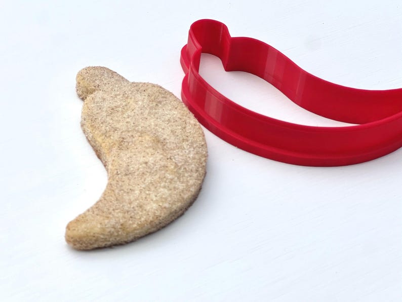 Biscochito Cookie Cutter and Stamp, Chili Pepper with Zia Symbol (TWO PIECE SET) image 8