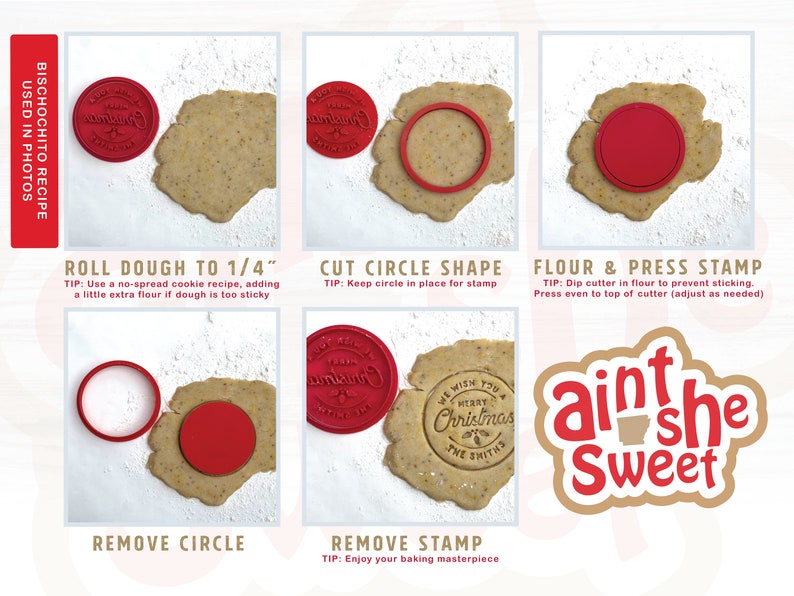 Personalized Cookie Cutter for Christmas, Stamp with Family Name, Perfect Christmas Gift image 3
