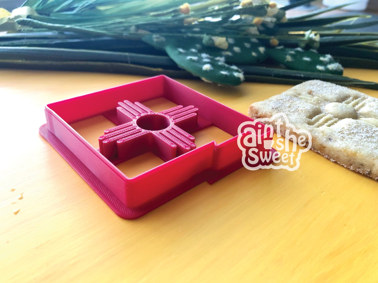 New Mexico Zia Cookie Cutter Biscochito Cutter With Southwest Etsy