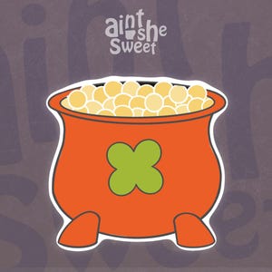 Pot of Gold Cookie Cutter, Cauldron with Coins, St. Patrick’s Day Party Favor - FAST SHIPPING!