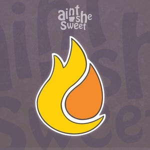 Fire Cookie Cutter, Campfire, Fan the Flame, Firefighter Theme Party - FAST SHIPPING!