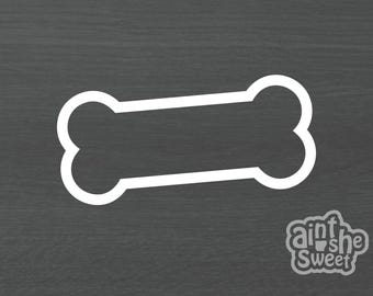 Dog Bone Cookie Cutter, Dog Treat Cutter (PICK SIZE & COLOR!)
