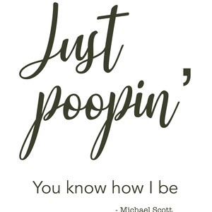 Das Büro inspirierte Badezimmerschilder | Etsy