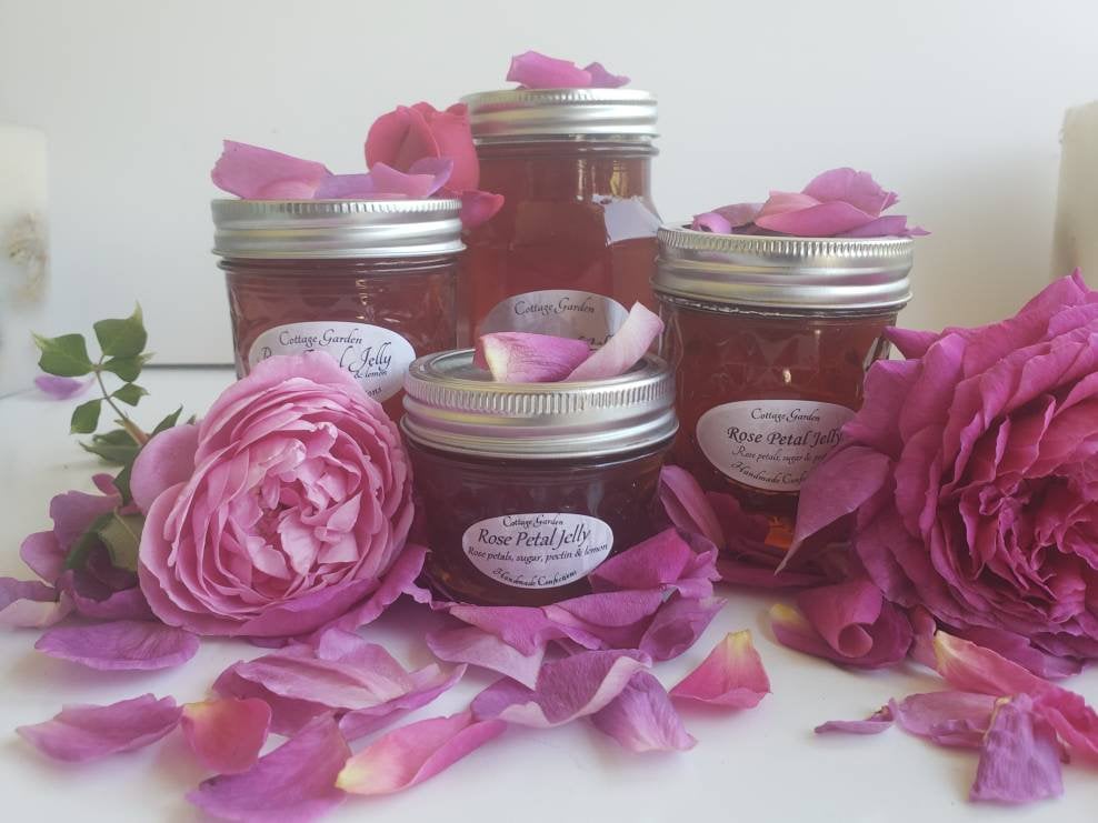 Rose Petal Jelly Handmade From My Garden's Fragrant Lavender and
