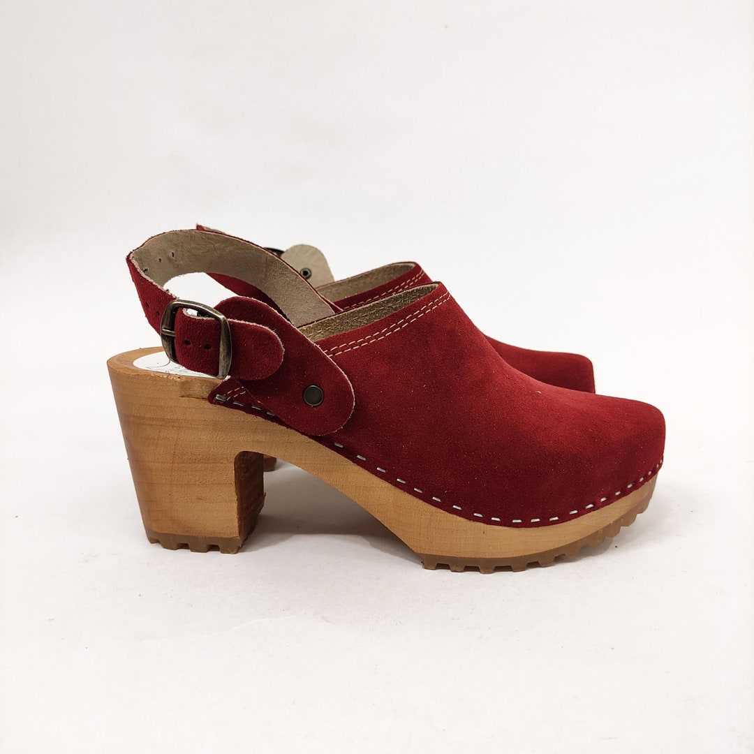 Sabot Bois Sabot A Talon Haut CompensÃ© Pointure Uk En France