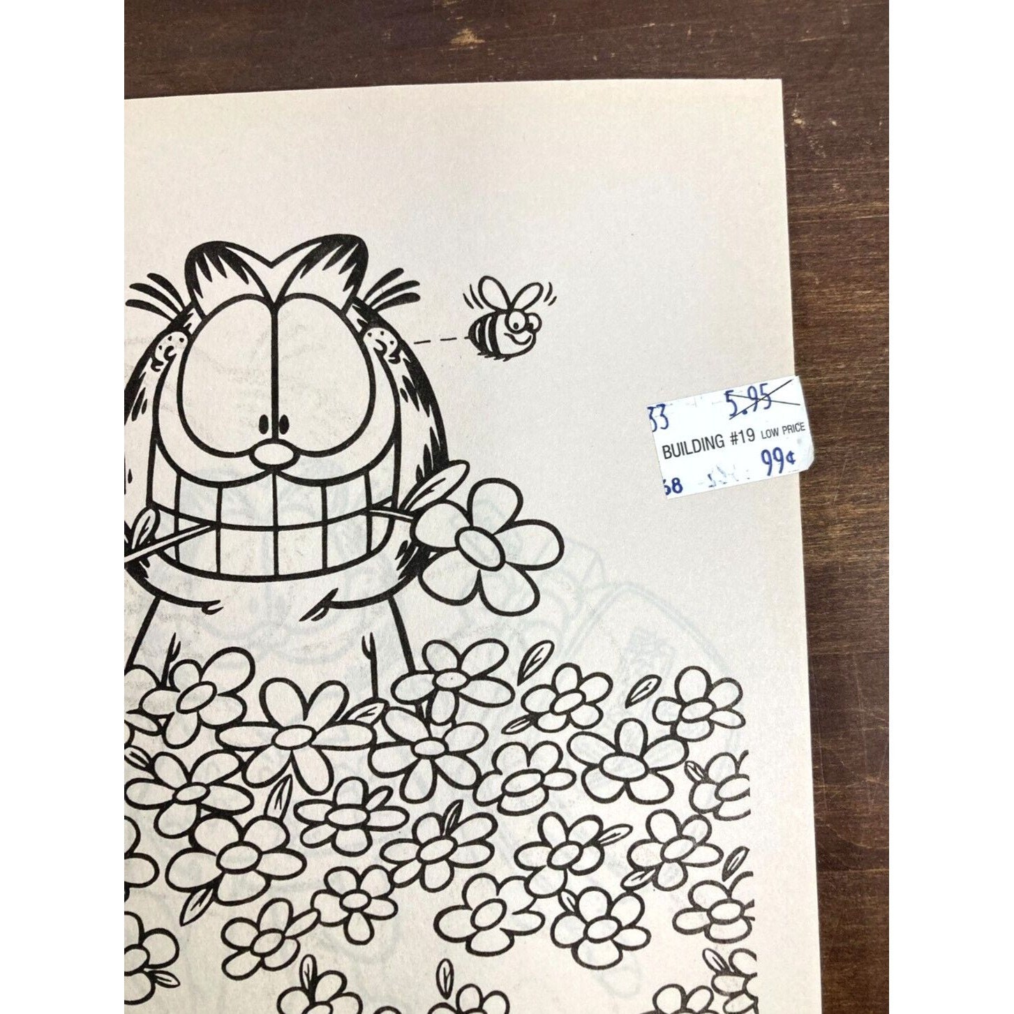 Vintage Garfield 1996 Jumbo Coloring Activity Book Unused Soaks up Some ...