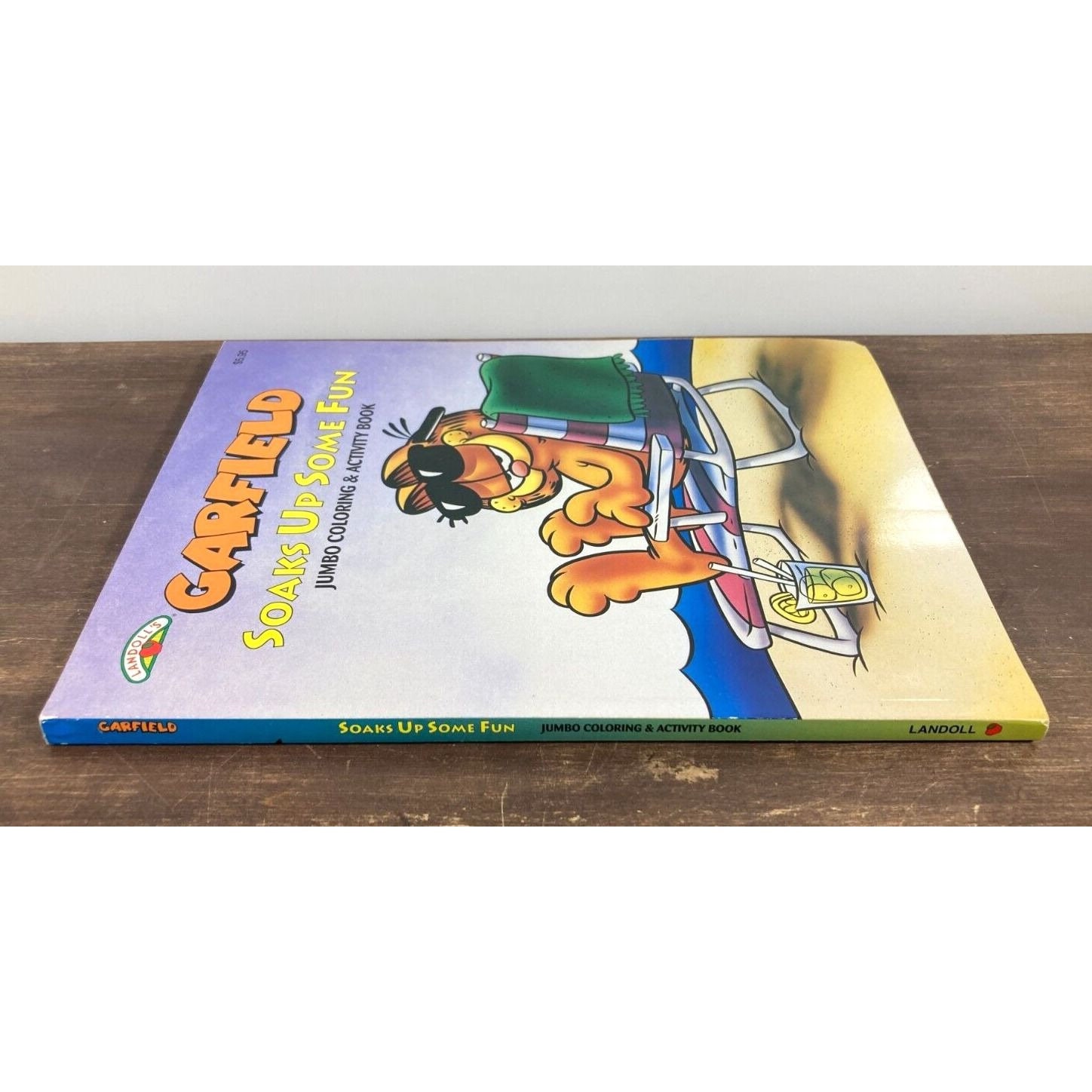 Vintage Garfield 1996 Jumbo Coloring Activity Book Unused Soaks up Some ...