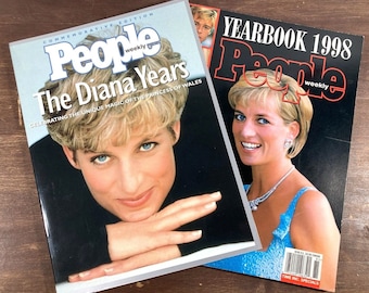 PEOPLE Magazine PRINCESS DIANA Years 1997 & Yearbook 1998 Cover Like New Vintage 90s