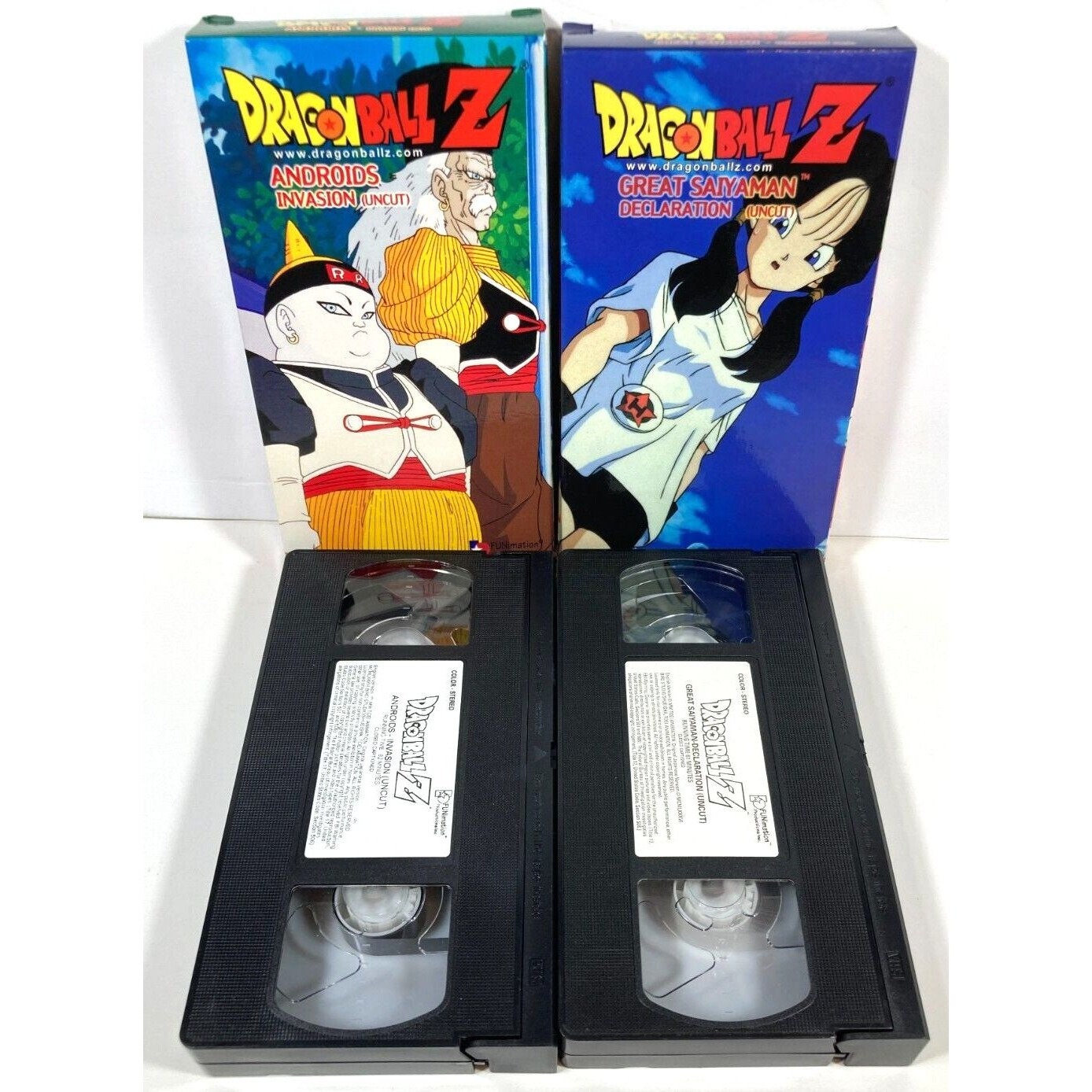 NUMBER (N)INE 非売品 VHS 00 REDISUN期 Lot of 2 DRAGON BALL Z VHS Uncut Great Saiyaman Declaration