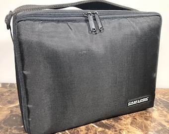 Case Logic Vintage 30 CD Holder Bag Carrying Case Storage w/ Adustable Strap