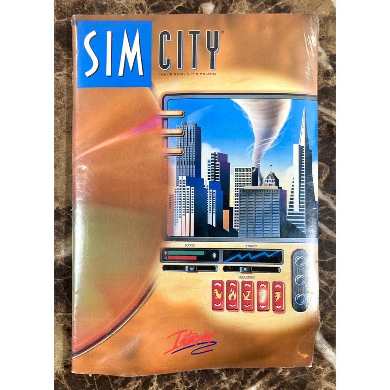Sim City 1994 PC Cd-rom Video Game New Sealed Bundle W/manual Vintage ...